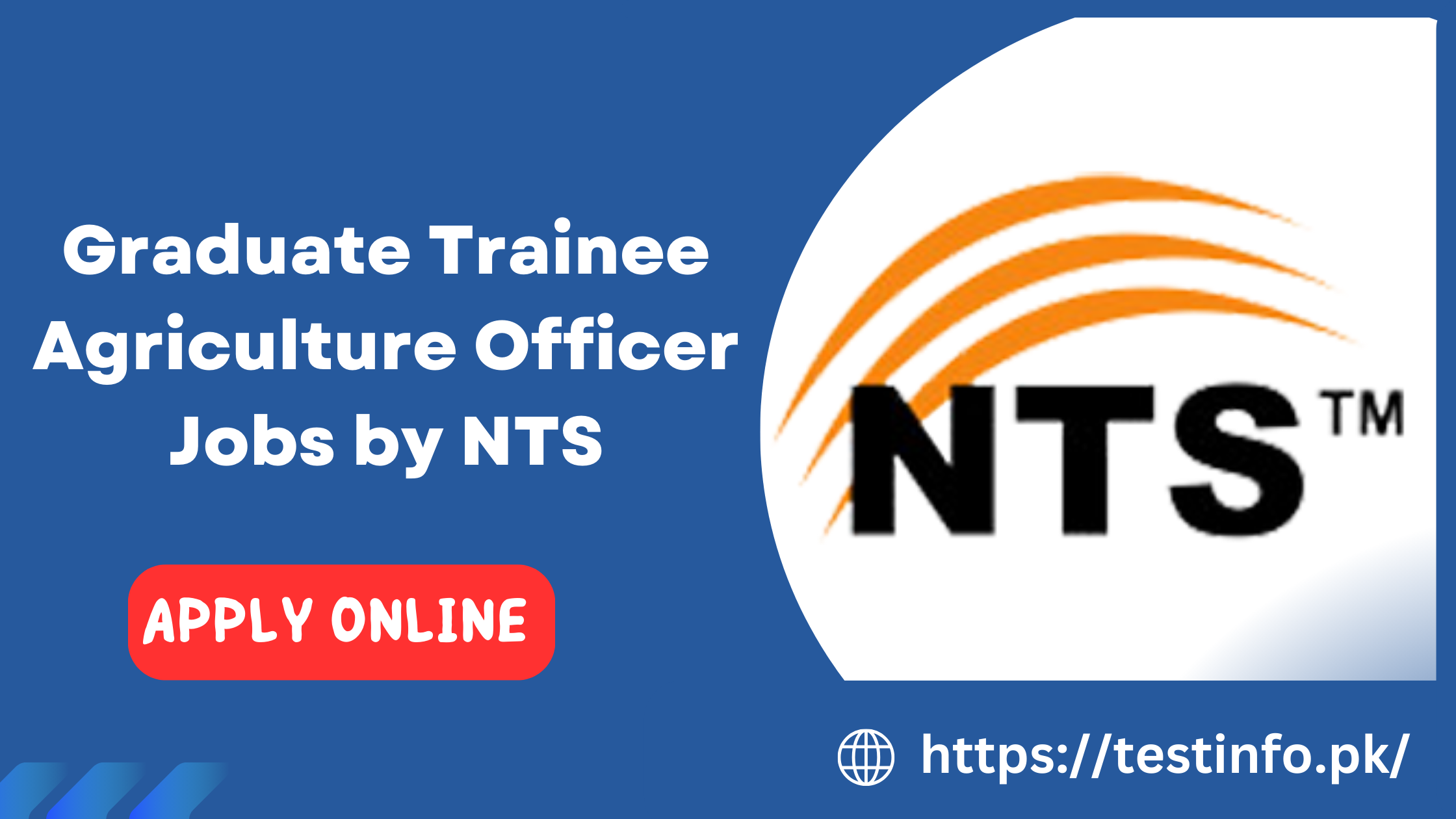 Graduate Trainee Agriculture Officer Jobs by NTS