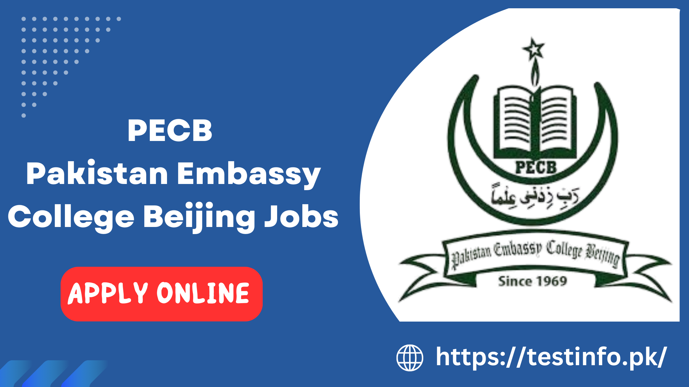 PECB Pakistan Embassy College Beijing Jobs