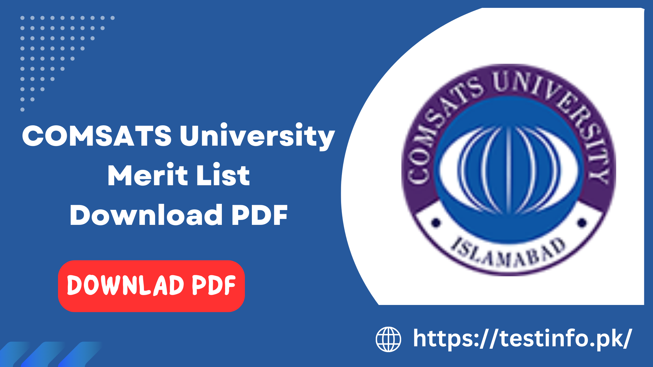 COMSATS University Merit List