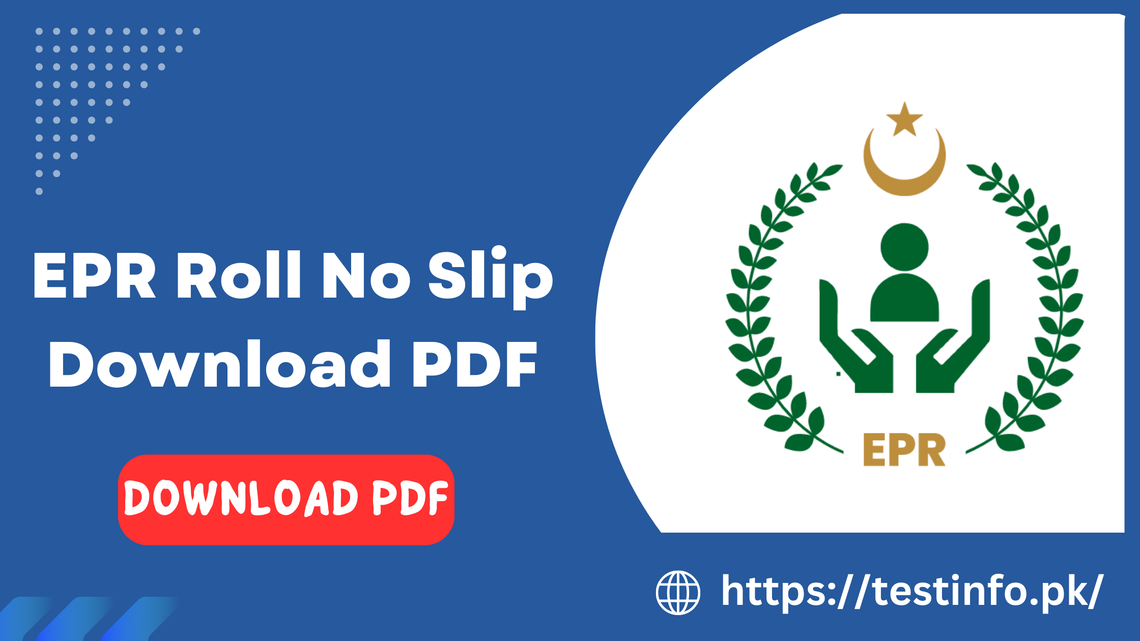 EPR Roll No Slip Download PDF By CNIC