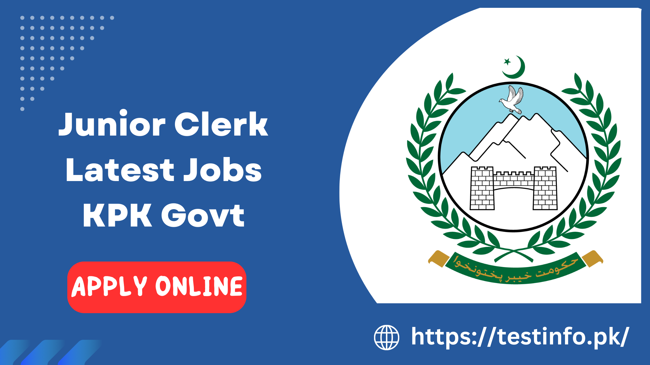 Junior Clerk Latest KPK Government Jobs