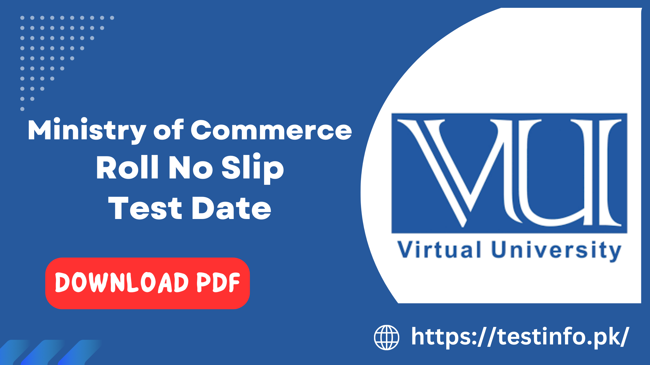 Ministry of Commerce Roll No Slip