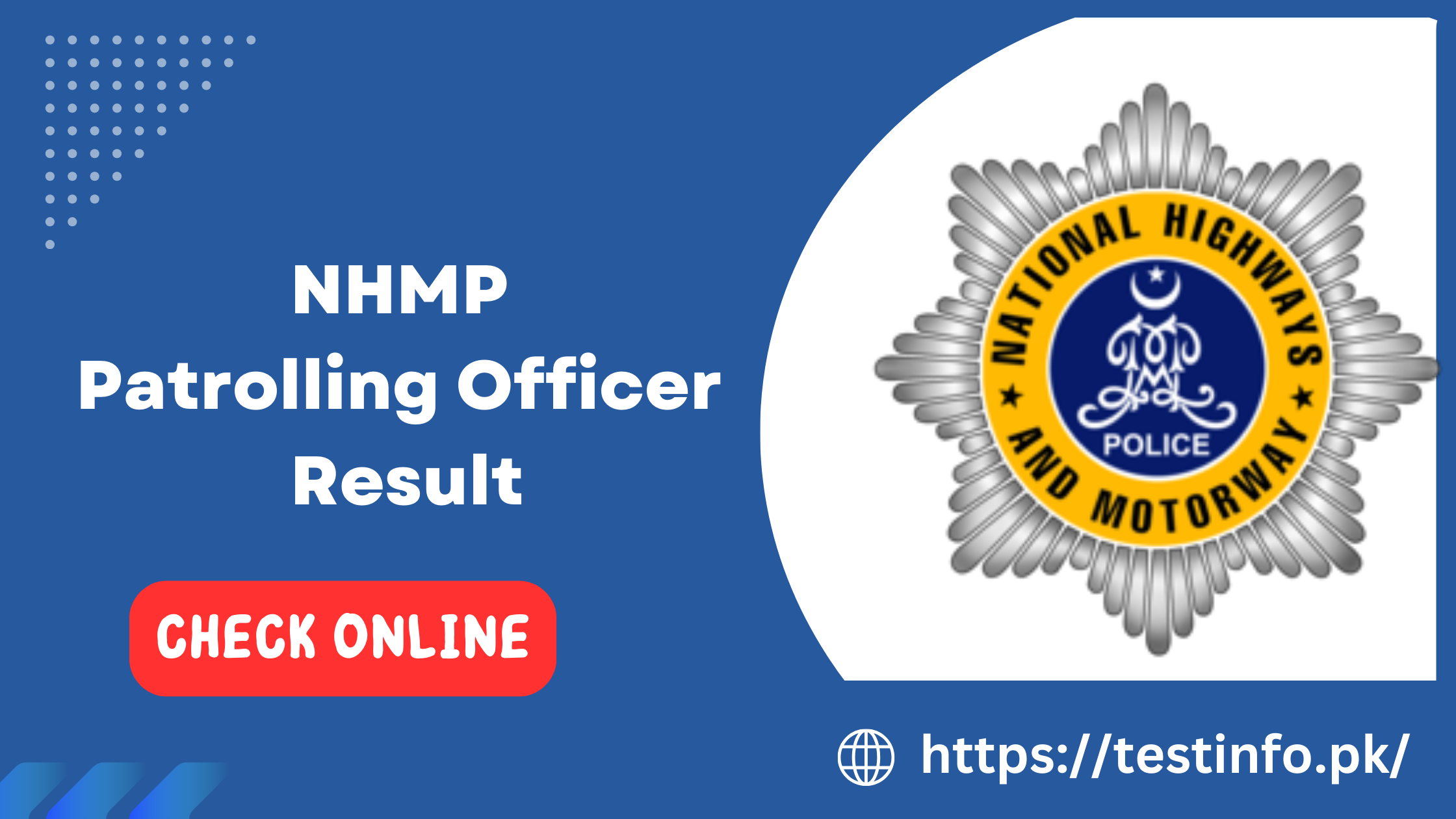 NHMP Patrolling Officer Result 2024