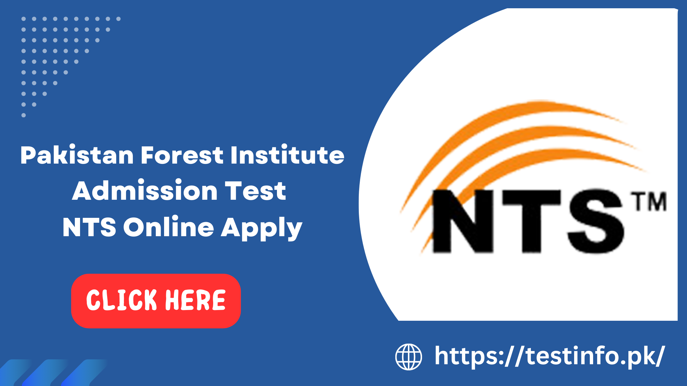 Pakistan Forest Institute Admission Test 2024 NTS Online Apply