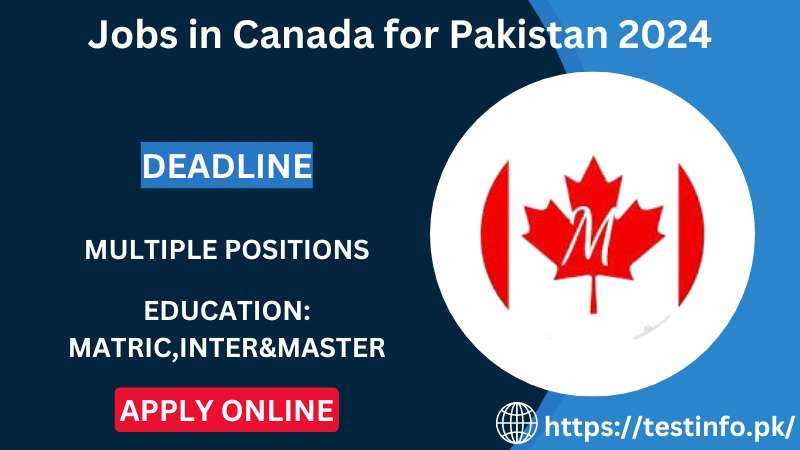 Jobs in Canada for Pakistan