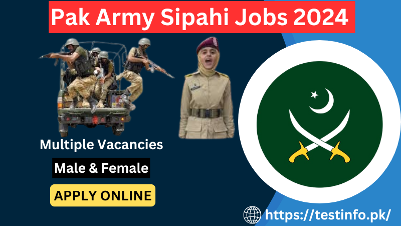 Pak Army Sipahi Jobs 2024