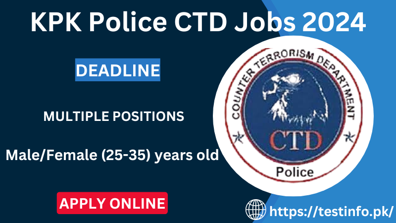 KPK Police CTD Jobs 2024