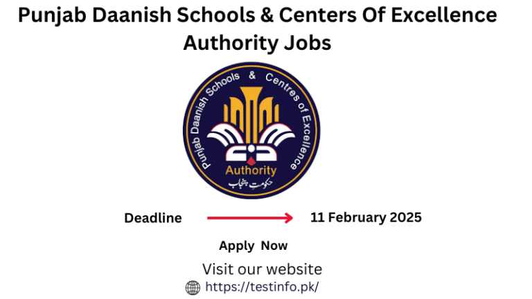 Punjab Daanish Schools & Centers Of Excellence Authority Jobs