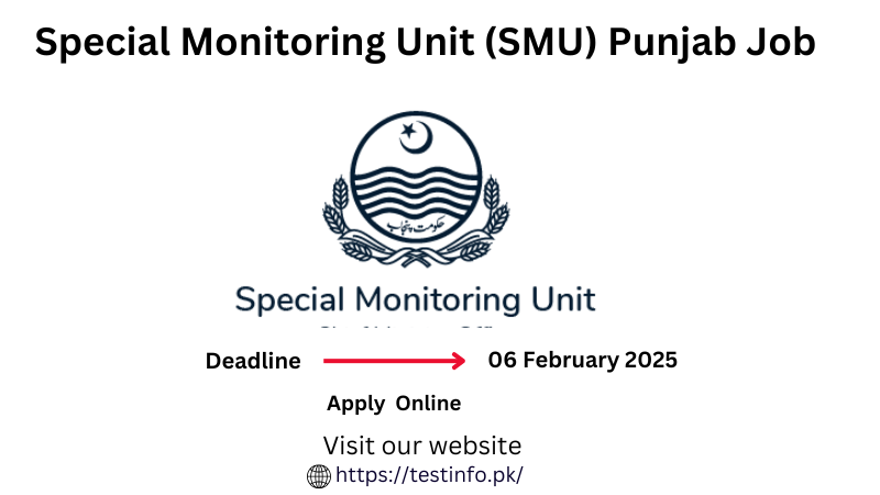 Special Monitoring Unit (SMU) Punjab Jobs