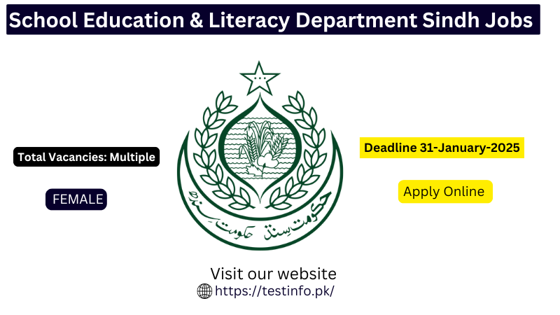 School Education & Literacy Department Sindh Jobs