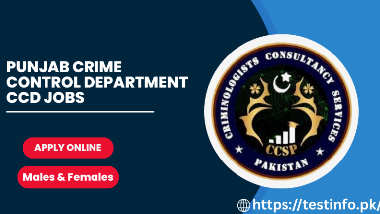 Punjab Crime Control Department CCD Jobs