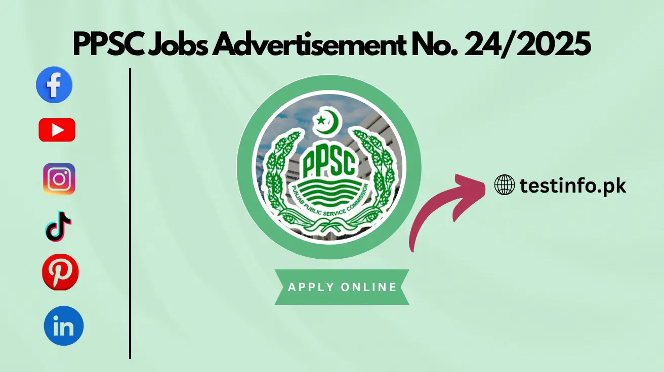 PPSC Jobs Advertisement No 24/2025