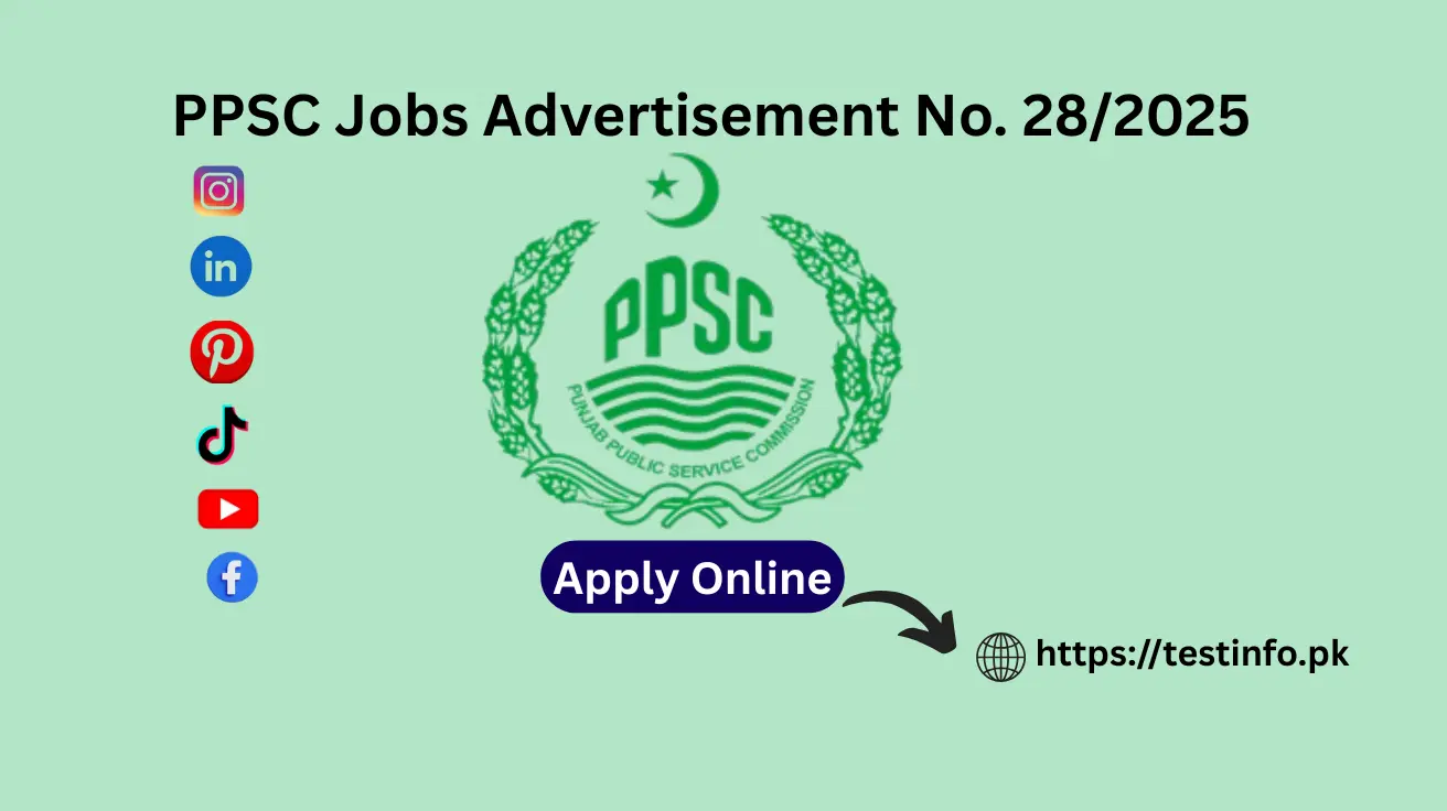 PPSC Jobs Advertisement No 28/2025