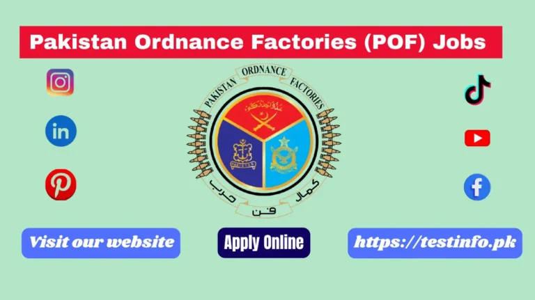 Pakistan Ordnance Factories (POF) Jobs 2025