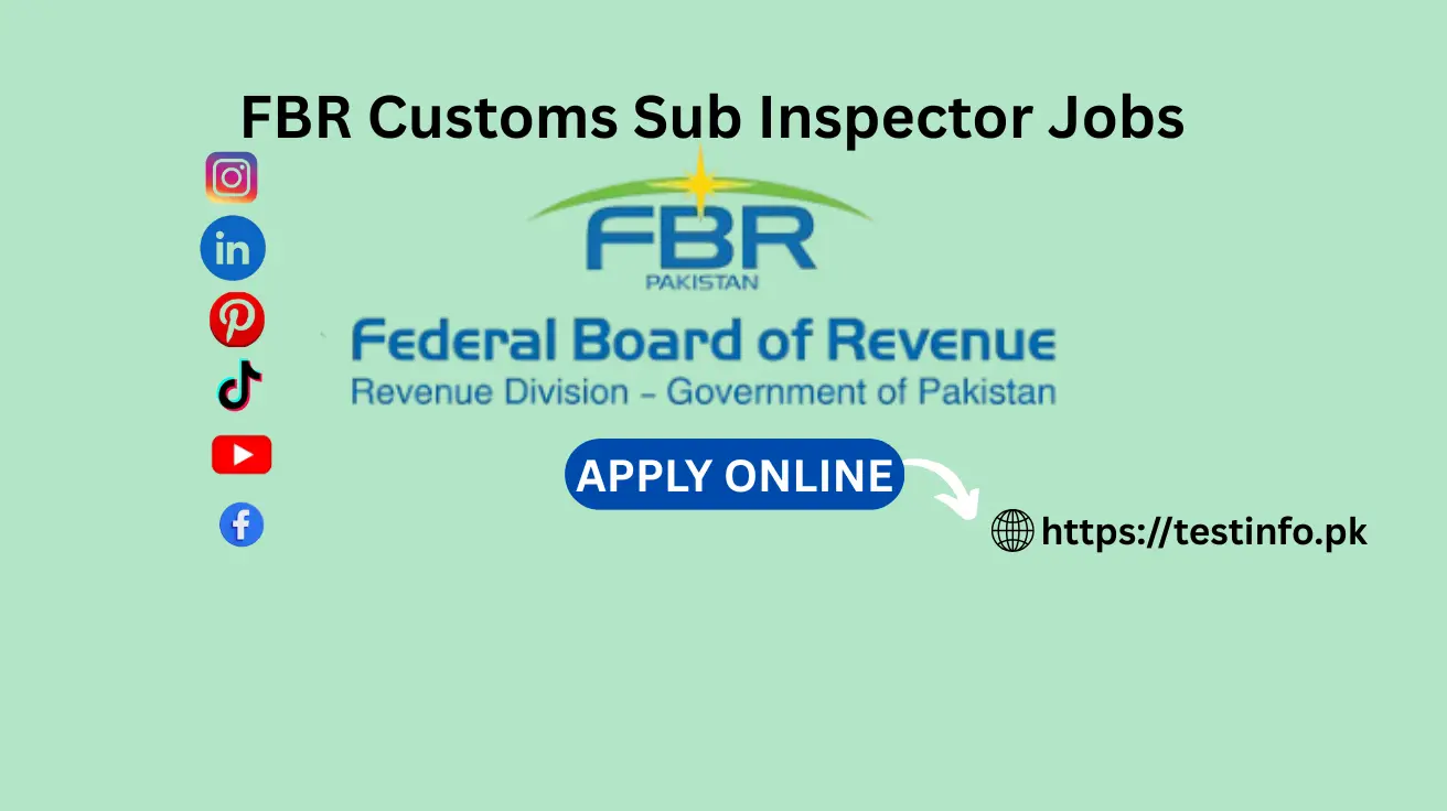 FBR Customs Sub Inspector Jobs