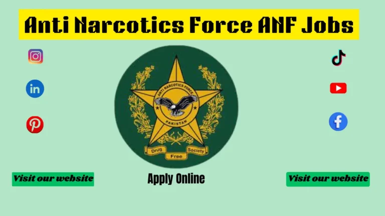 Anti Narcotics Force ANF Jobs 2025