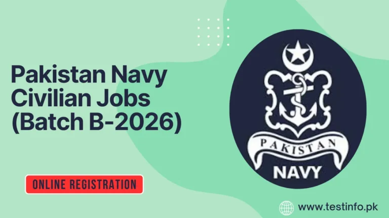 Pakistan Navy Civilian Jobs (Batch B-2026)